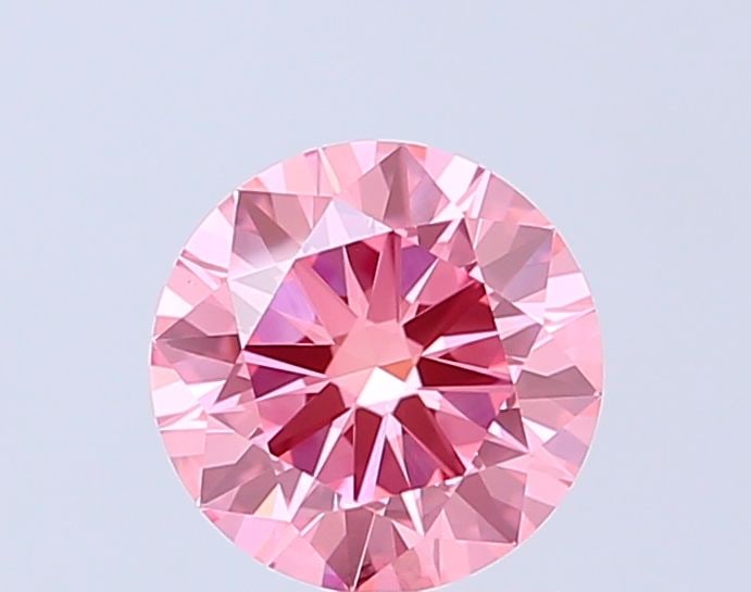 Ideal Loose Diamond - ROUND 1.51ct Fancy Vivid Pink VVS2: Ideal Loose Diamond - ROUND 1.51ct Fancy Vivid Pink VVS2 Source: This is a real non-mined Diamond that has been grown in a lab Shape: ROUND Carats: 1.51 Color: Fancy Vivid Pink Certification: IGI Vide