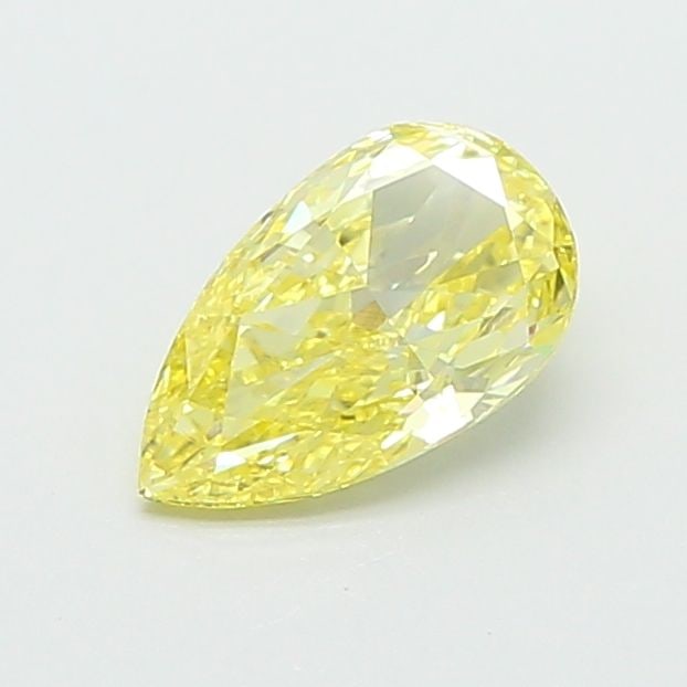 Loose Diamond - PEAR 0.73ct Fancy Intense Yellow VS1: Loose Diamond - PEAR 0.73ct Fancy Intense Yellow VS1 Source: This is a real non-mined Diamond that has been grown in a lab Shape: PEAR Carats: 0.73 Color: Fancy Intense Yellow Certification: IGI Video