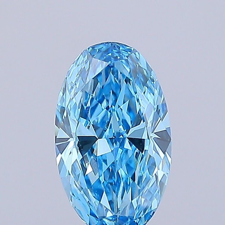 Loose Diamond - OVAL 1.42ct Fancy Vivid Blue VS1: Loose Diamond - OVAL 1.42ct Fancy Vivid Blue VS1 Source: This is a real non-mined Diamond that has been grown in a lab Shape: OVAL Carats: 1.42 Color: Fancy Vivid Blue Certification: IGI Video: