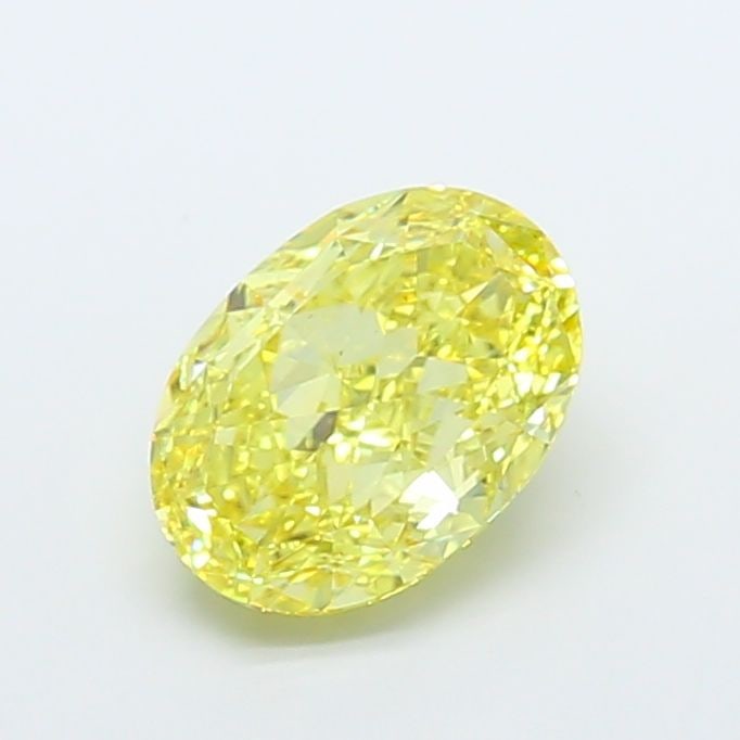 Loose Diamond - OVAL 4.53ct Fancy Intense Yellow VS1: Loose Diamond - OVAL 4.53ct Fancy Intense Yellow VS1 Source: This is a real non-mined Diamond that has been grown in a lab Shape: OVAL Carats: 4.53 Color: Fancy Intense Yellow Certification: IGI Video