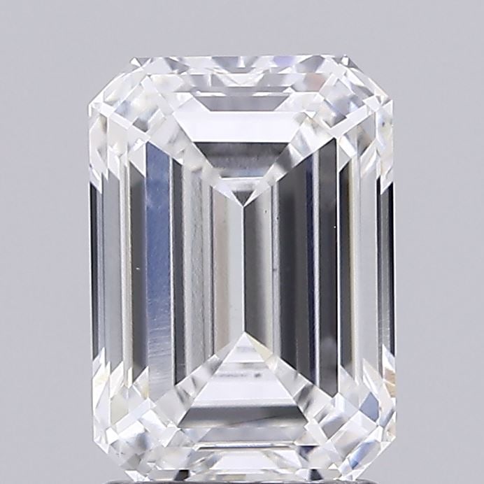 Loose Diamond - EMERALD 2.18ct E VS1: Loose Diamond - EMERALD 2.18ct E VS1 Source: This is a real non-mined Diamond that has been grown in a lab Shape: EMERALD Carats: 2.18 Color: E Clarity: VS1 Certification: IGI Condition: Pre-Owned PLE