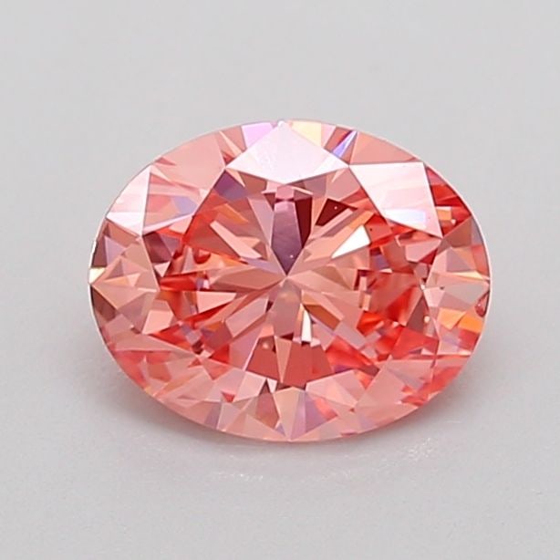 Loose Diamond - OVAL 0.96ct Fancy Vivid Pink SI1: Loose Diamond - OVAL 0.96ct Fancy Vivid Pink SI1 Source: This is a real non-mined Diamond that has been grown in a lab Shape: OVAL Carats: 0.96 Color: Fancy Vivid Pink Certification: IGI Video: