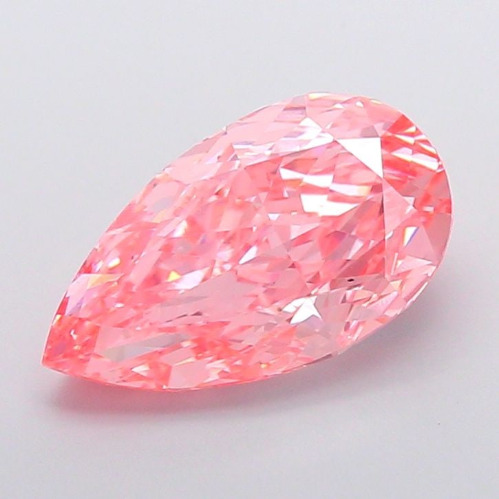 Loose Diamond - PEAR 4.54ct Fancy Vivid Pink VS1: Loose Diamond - PEAR 4.54ct Fancy Vivid Pink VS1 Source: This is a real non-mined Diamond that has been grown in a lab Shape: PEAR Carats: 4.54 Color: Fancy Vivid Pink Certification: IGI Video: