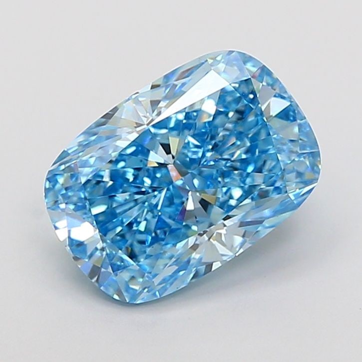 Loose Diamond - CUSHION MODIFIED 3.09ct Fancy Vivid Blue VS1: Loose Diamond - CUSHION MODIFIED 3.09ct Fancy Vivid Blue VS1 Source: This is a real non-mined Diamond that has been grown in a lab Shape: CUSHION MODIFIED Carats: 3.09 Color: Fancy Vivid Blue Certific