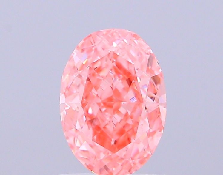 Loose Diamond - OVAL 1.28ct Fancy Vivid Pink VVS1: Loose Diamond - OVAL 1.28ct Fancy Vivid Pink VVS1 Source: This is a real non-mined Diamond that has been grown in a lab Shape: OVAL Carats: 1.28 Color: Fancy Vivid Pink Certification: IGI Video: