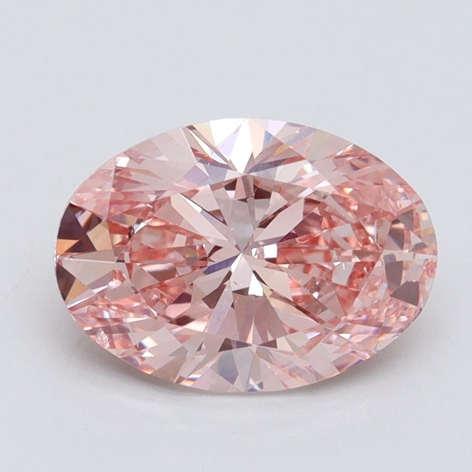 Loose Diamond - OVAL 2.2ct Fancy Intense Pink SI1: Loose Diamond - OVAL 2.2ct Fancy Intense Pink SI1 Source: This is a real non-mined Diamond that has been grown in a lab Shape: OVAL Carats: 2.2 Color: Fancy Intense Pink Certification: IGI Video: