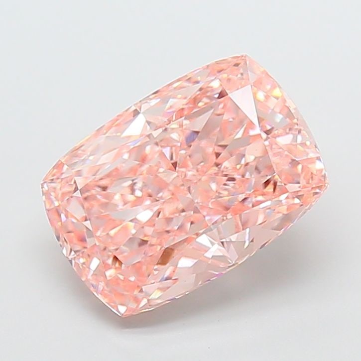 Loose Diamond - CUSHION MODIFIED 5.58ct Fancy Intense Pink VS1: Loose Diamond - CUSHION MODIFIED 5.58ct Fancy Intense Pink VS1 Source: This is a real non-mined Diamond that has been grown in a lab Shape: CUSHION MODIFIED Carats: 5.58 Color: Fancy Intense Pink Cert