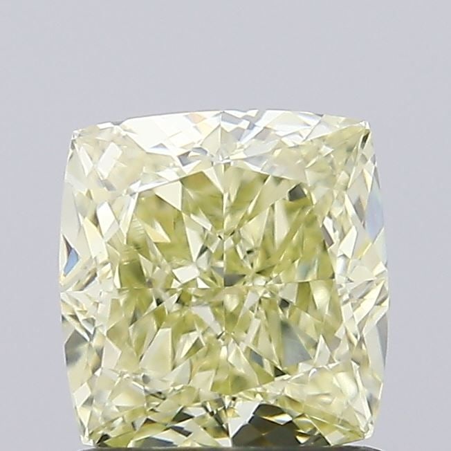 Loose Diamond - CUSHION BRILLIANT 1.07ct Fancy Intense Yellow VS1: Loose Diamond - CUSHION BRILLIANT 1.07ct Fancy Intense Yellow VS1 Source: This is a real non-mined Diamond that has been grown in a lab Shape: CUSHION BRILLIANT Carats: 1.07 Color: Fancy Intense Yello