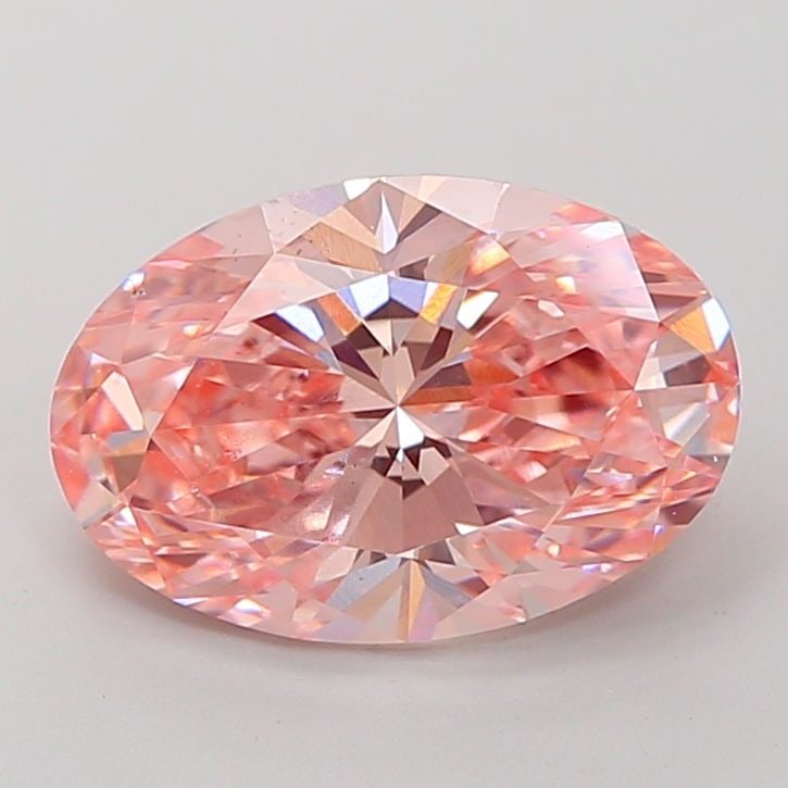 Loose Diamond - OVAL 3.03ct Fancy Vivid Pink VS2: Loose Diamond - OVAL 3.03ct Fancy Vivid Pink VS2 Source: This is a real non-mined Diamond that has been grown in a lab Shape: OVAL Carats: 3.03 Color: Fancy Vivid Pink Certification: IGI Video: