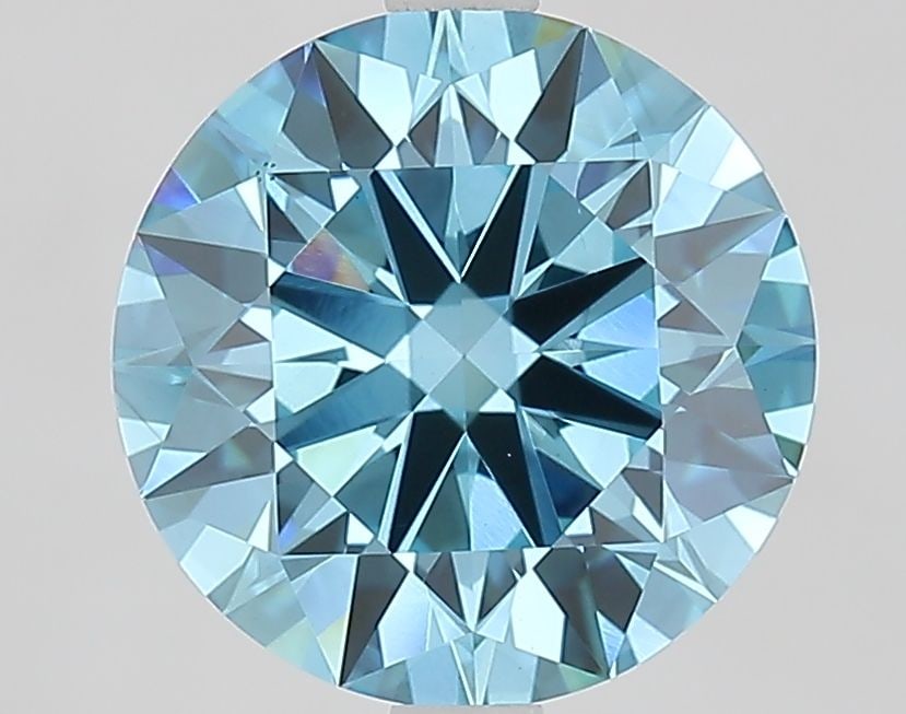 Ideal Loose Diamond - ROUND 3.24ct Fancy Vivid Blue VS1: Ideal Loose Diamond - ROUND 3.24ct Fancy Vivid Blue VS1 Source: This is a real non-mined Diamond that has been grown in a lab Shape: ROUND Carats: 3.24 Color: Fancy Vivid Blue Certification: IGI Video