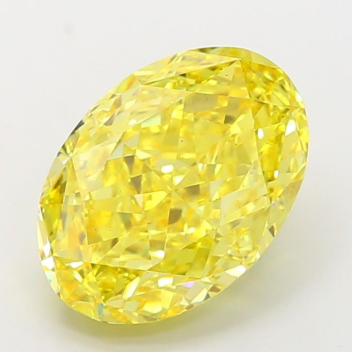 Loose Diamond - OVAL 7.02ct Fancy Vivid Yellow VS2: Loose Diamond - OVAL 7.02ct Fancy Vivid Yellow VS2 Source: This is a real non-mined Diamond that has been grown in a lab Shape: OVAL Carats: 7.02 Color: Fancy Vivid Yellow Certification: IGI Video: