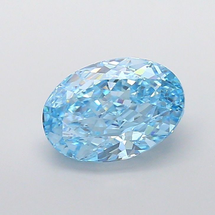 Loose Diamond - OVAL 3.96ct Fancy Vivid Blue VS1: Loose Diamond - OVAL 3.96ct Fancy Vivid Blue VS1 Source: This is a real non-mined Diamond that has been grown in a lab Shape: OVAL Carats: 3.96 Color: Fancy Vivid Blue Certification: IGI Video: