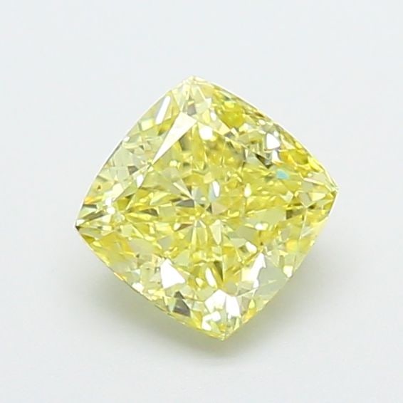 Loose Diamond - CUSHION MODIFIED 1.52ct Fancy Yellow VVS2: Loose Diamond - CUSHION MODIFIED 1.52ct Fancy Yellow VVS2 Source: This is a real non-mined Diamond that has been grown in a lab Shape: CUSHION MODIFIED Carats: 1.52 Color: Fancy Yellow Certification: 
