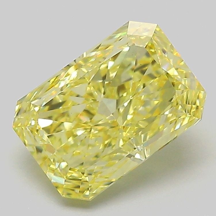 Loose Diamond - RADIANT 2.1ct Fancy Vivid Yellow VS1: Loose Diamond - RADIANT 2.1ct Fancy Vivid Yellow VS1 Source: This is a real non-mined Diamond that has been grown in a lab Shape: RADIANT Carats: 2.1 Color: Fancy Vivid Yellow Certification: IGI Video