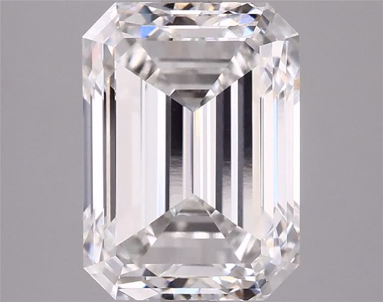 Loose Diamond - EMERALD 2.58ct F VVS2: Loose Diamond - EMERALD 2.58ct F VVS2 Source: This is a real non-mined Diamond that has been grown in a lab Shape: EMERALD Carats: 2.58 Color: F Clarity: VVS2 Certification: IGI Condition: Pre-Owned P
