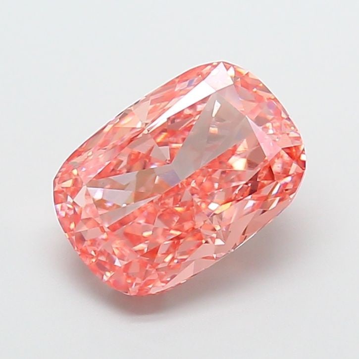 Loose Diamond - CUSHION MODIFIED 5.05ct Fancy Vivid Pink VS1: Loose Diamond - CUSHION MODIFIED 5.05ct Fancy Vivid Pink VS1 Source: This is a real non-mined Diamond that has been grown in a lab Shape: CUSHION MODIFIED Carats: 5.05 Color: Fancy Vivid Pink Certific