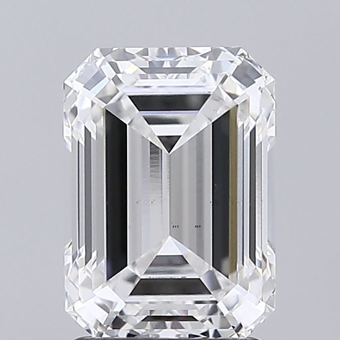 Loose Diamond - EMERALD 2.24ct E VS1: Loose Diamond - EMERALD 2.24ct E VS1 Source: This is a real non-mined Diamond that has been grown in a lab Shape: EMERALD Carats: 2.24 Color: E Clarity: VS1 Certification: IGI Condition: Pre-Owned