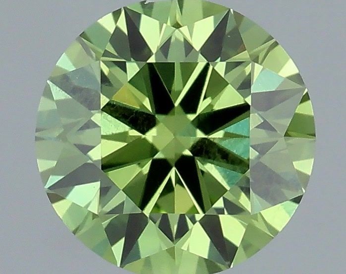 Ideal Loose Diamond - ROUND 0.5ct Fancy Vivid Green VS1: Ideal Loose Diamond - ROUND 0.5ct Fancy Vivid Green VS1 Source: This is a real non-mined Diamond that has been grown in a lab Shape: ROUND Carats: 0.5 Color: Fancy Vivid Green Certification: IGI Video