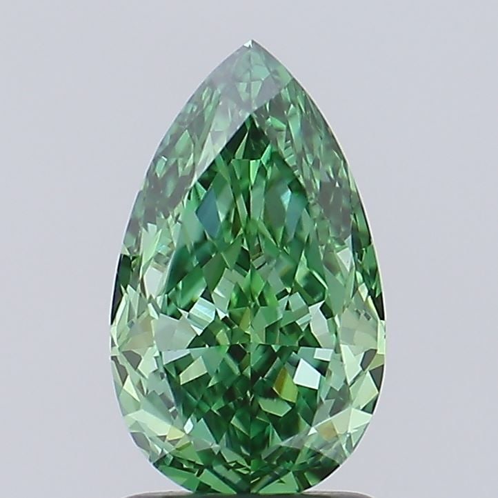 Loose Diamond - PEAR 1.5ct Fancy Vivid Green VVS2 (1 of 1)