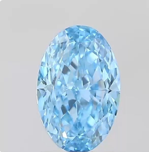 Loose Diamond - OVAL 2.01ct BLUE VS1: Loose Diamond - OVAL 2.01ct BLUE VS1 Source: This is a real non-mined Diamond that has been grown in a lab Shape: OVAL Carats: 2.01 Color: BLUE Clarity: VS1 Certification: IGI Condition: Pre-Owned PLE