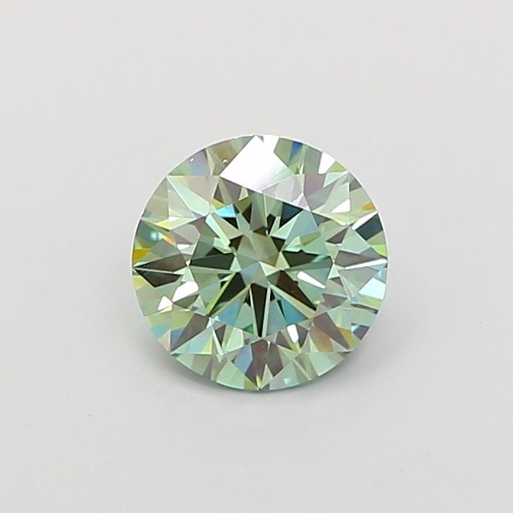 Ideal Loose Diamond - ROUND 1.54ct Fancy Vivid Green VS1: Ideal Loose Diamond - ROUND 1.54ct Fancy Vivid Green VS1 Source: This is a real non-mined Diamond that has been grown in a lab Shape: ROUND Carats: 1.54 Color: Fancy Vivid Green Certification: IGI Vid