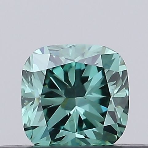 Loose Diamond - CUSHION BRILLIANT 0.22ct Fancy Vivid Green VS1: Loose Diamond - CUSHION BRILLIANT 0.22ct Fancy Vivid Green VS1 Source: This is a real non-mined Diamond that has been grown in a lab Shape: CUSHION BRILLIANT Carats: 0.22 Color: Fancy Vivid Green Cert