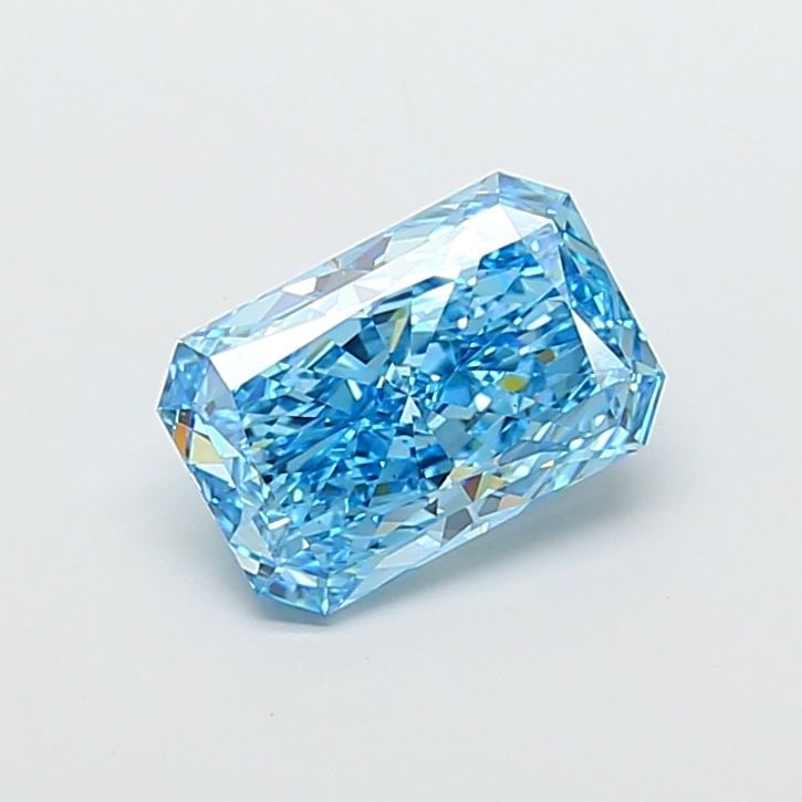 Loose Diamond - RADIANT 4.02ct Fancy Vivid Blue VS1: Loose Diamond - RADIANT 4.02ct Fancy Vivid Blue VS1 Source: This is a real non-mined Diamond that has been grown in a lab Shape: RADIANT Carats: 4.02 Color: Fancy Vivid Blue Certification: IGI Video: