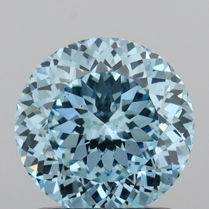 Loose Diamond - ROUND 1.26ct Fancy Vivid Blue VS2: Loose Diamond - ROUND 1.26ct Fancy Vivid Blue VS2 Source: This is a real non-mined Diamond that has been grown in a lab Shape: ROUND Carats: 1.26 Color: Fancy Vivid Blue Certification: IGI Video: