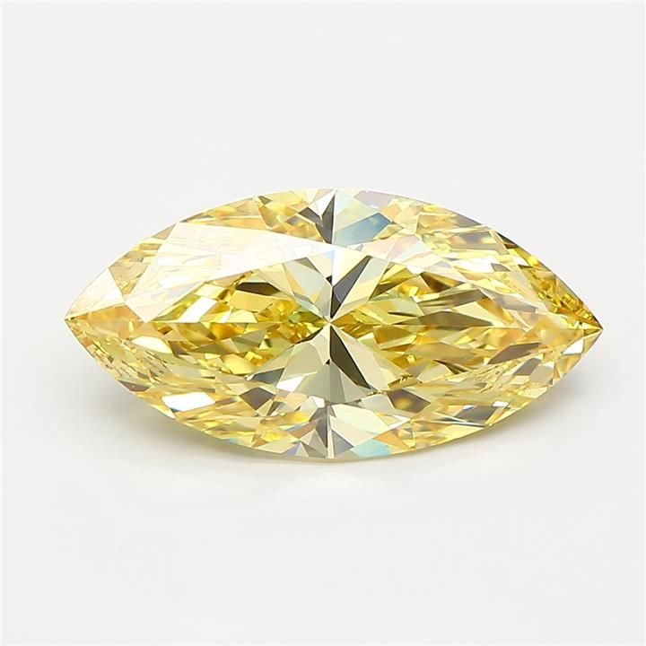 Loose Diamond - MARQUISE 2.88ct Fancy Intense Yellow VVS2: Loose Diamond - MARQUISE 2.88ct Fancy Intense Yellow VVS2 Source: This is a real non-mined Diamond that has been grown in a lab Shape: MARQUISE Carats: 2.88 Color: Fancy Intense Yellow Certification: 