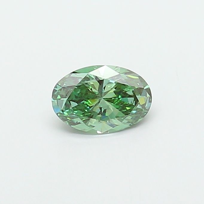Loose Diamond - OVAL 1.1ct Fancy Vivid Green VVS2: Loose Diamond - OVAL 1.1ct Fancy Vivid Green VVS2 Source: This is a real non-mined Diamond that has been grown in a lab Shape: OVAL Carats: 1.1 Color: Fancy Vivid Green Certification: IGI Video: