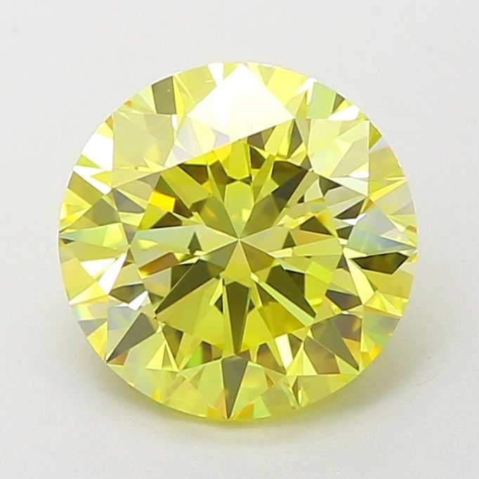 Loose Diamond - ROUND 1.86ct Fancy Intense Yellow VS2 (1 of 1)