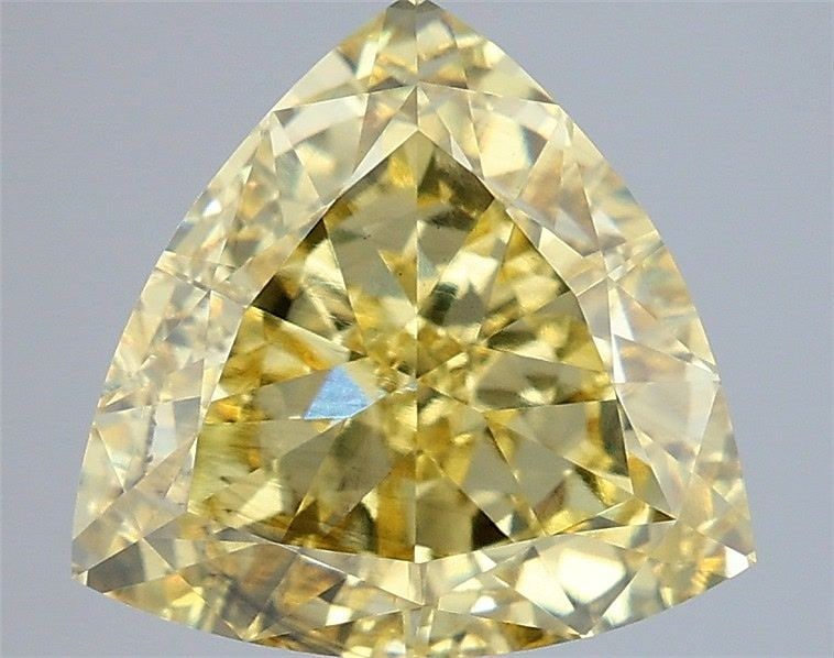 Loose Diamond - TRIANGULAR 4.07ct Fancy Intense Yellow SI1 (1 of 1)