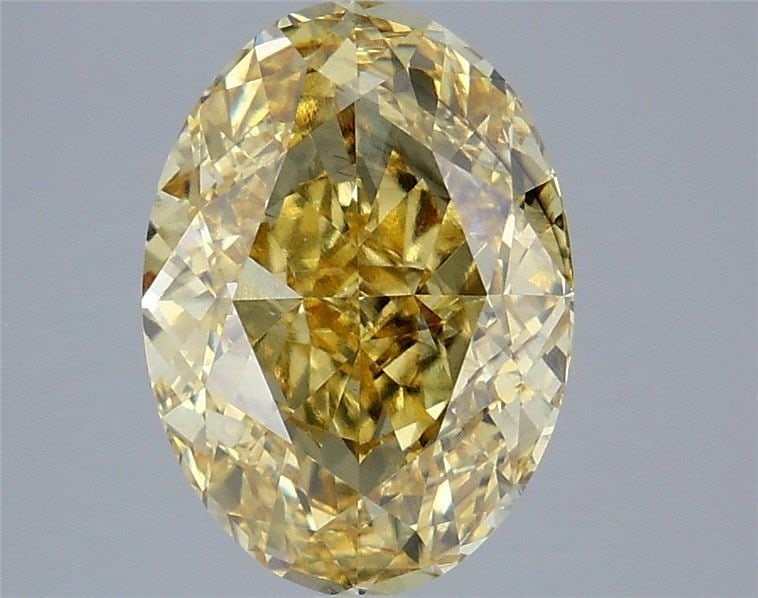Loose Diamond - OVAL 4.99ct Fancy Intense Yellow SI1: Loose Diamond - OVAL 4.99ct Fancy Intense Yellow SI1 Source: This is a real non-mined Diamond that has been grown in a lab Shape: OVAL Carats: 4.99 Color: Fancy Intense Yellow Certification: IGI Video