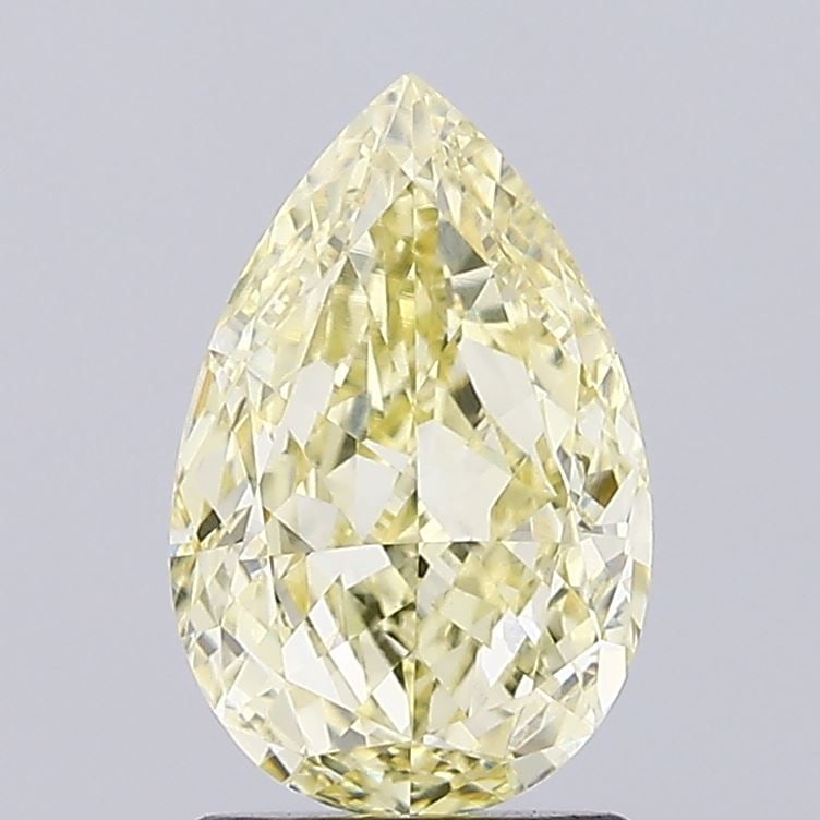 Loose Diamond - PEAR 1.56ct Fancy Yellow VVS2: Loose Diamond - PEAR 1.56ct Fancy Yellow VVS2 Source: This is a real non-mined Diamond that has been grown in a lab Shape: PEAR Carats: 1.56 Color: Fancy Yellow Certification: IGI Video: