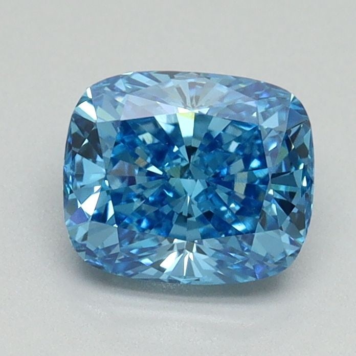 Loose Diamond - CUSHION MODIFIED 1.09ct Fancy Vivid Blue VS1: Loose Diamond - CUSHION MODIFIED 1.09ct Fancy Vivid Blue VS1 Source: This is a real non-mined Diamond that has been grown in a lab Shape: CUSHION MODIFIED Carats: 1.09 Color: Fancy Vivid Blue Certific