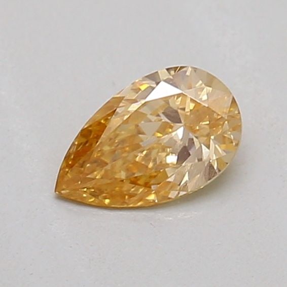 Loose Diamond - PEAR 0.21ct Fancy Intense Brownish Yellow VS1: Loose Diamond - PEAR 0.21ct Fancy Intense Brownish Yellow VS1 Source: This is a real non-mined Diamond that has been grown in a lab Shape: PEAR Carats: 0.21 Color: Fancy Intense Brownish Yellow Certif