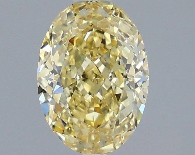 Loose Diamond - OVAL 1.53ct Fancy Intense Yellow VVS2: Loose Diamond - OVAL 1.53ct Fancy Intense Yellow VVS2 Source: This is a real non-mined Diamond that has been grown in a lab Shape: OVAL Carats: 1.53 Color: Fancy Intense Yellow Certification: IGI Vide