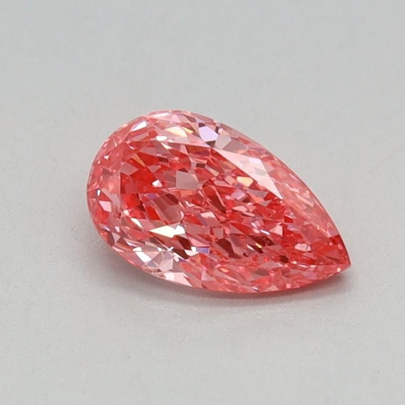 Loose Diamond - PEAR 0.39ct Fancy Vivid Pink VS1: Loose Diamond - PEAR 0.39ct Fancy Vivid Pink VS1 Source: This is a real non-mined Diamond that has been grown in a lab Shape: PEAR Carats: 0.39 Color: Fancy Vivid Pink Certification: IGI Video: