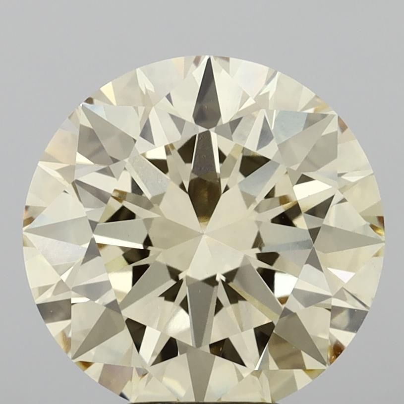 Loose Diamond - ROUND 6.06ct Fancy Light Brownish Yellow VS1: Loose Diamond - ROUND 6.06ct Fancy Light Brownish Yellow VS1 Source: This is a real non-mined Diamond that has been grown in a lab Shape: ROUND Carats: 6.06 Color: Fancy Light Brownish Yellow Certific