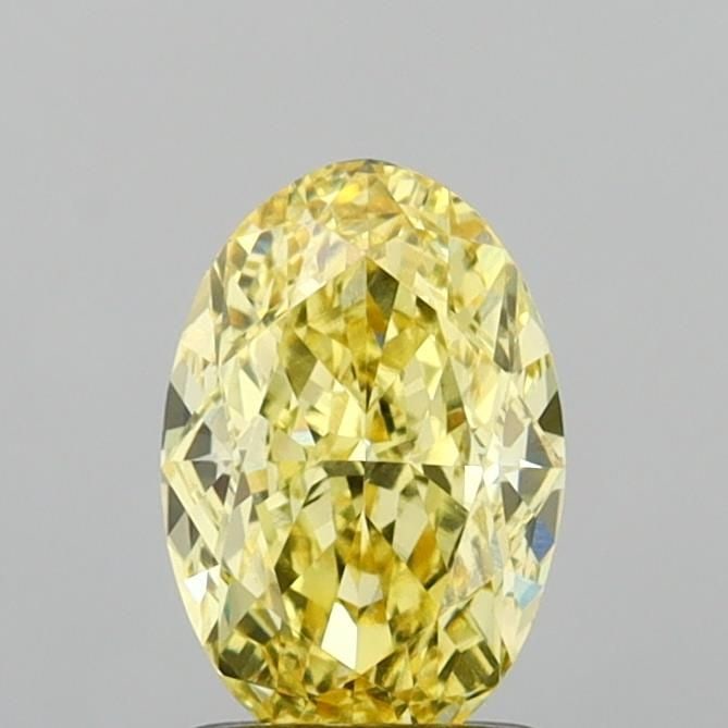 Loose Diamond - OVAL 1.51ct Fancy Intense Yellow VVS2: Loose Diamond - OVAL 1.51ct Fancy Intense Yellow VVS2 Source: This is a real non-mined Diamond that has been grown in a lab Shape: OVAL Carats: 1.51 Color: Fancy Intense Yellow Certification: IGI Vide