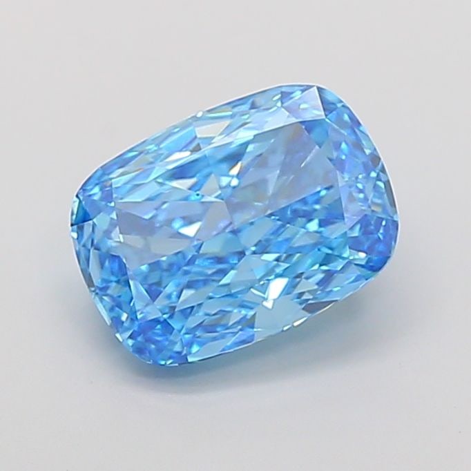 Loose Diamond - CUSHION MODIFIED 4.02ct Fancy Vivid Blue VVS1: Loose Diamond - CUSHION MODIFIED 4.02ct Fancy Vivid Blue VVS1 Source: This is a real non-mined Diamond that has been grown in a lab Shape: CUSHION MODIFIED Carats: 4.02 Color: Fancy Vivid Blue Certifi
