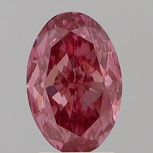 Loose Diamond - OVAL 3.06ct Fancy Vivid Pink VS1 (1 of 1)