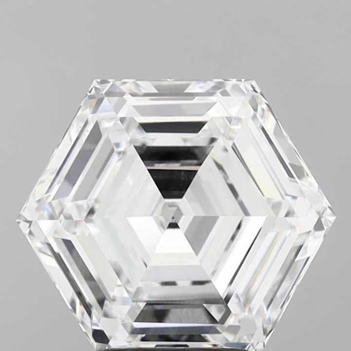 Loose Diamond - Hexagonal 3.81ct D VS1: Loose Diamond - Hexagonal 3.81ct D VS1 Source: This is a real non-mined Diamond that has been grown in a lab Shape: Hexagonal Carats: 3.81 Color: D Clarity: VS1 Certification: IGI Condition: Pre-Owned