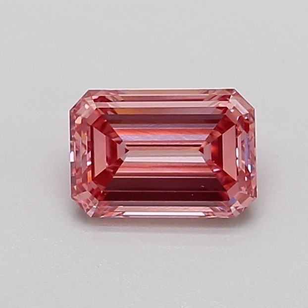 Loose Diamond - EMERALD 1.03ct Fancy Intense Pink VVS2: Loose Diamond - EMERALD 1.03ct Fancy Intense Pink VVS2 Source: This is a real non-mined Diamond that has been grown in a lab Shape: EMERALD Carats: 1.03 Color: Fancy Intense Pink Certification: IGI Vi