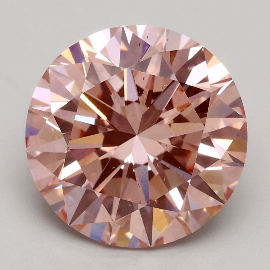 Loose Diamond - ROUND 3.01ct Fancy Intense Pink VS2: Loose Diamond - ROUND 3.01ct Fancy Intense Pink VS2 Source: This is a real non-mined Diamond that has been grown in a lab Shape: ROUND Carats: 3.01 Color: Fancy Intense Pink Certification: IGI Video:
