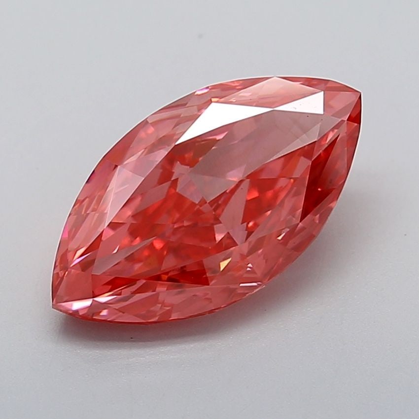 Loose Diamond - MARQUISE 3.73ct Fancy Vivid Pink VS1: Loose Diamond - MARQUISE 3.73ct Fancy Vivid Pink VS1 Source: This is a real non-mined Diamond that has been grown in a lab Shape: MARQUISE Carats: 3.73 Color: Fancy Vivid Pink Certification: IGI