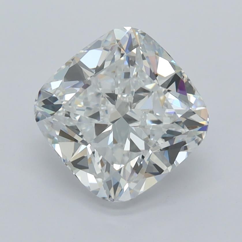 Loose Diamond - CUSHION 2.02ct D VVS1: Loose Diamond - CUSHION 2.02ct D VVS1 Source: This is a real non-mined Diamond that has been grown in a lab Shape: CUSHION Carats: 2.02 Color: D Clarity: VVS1 Certification: IGI Condition: Pre-Owned P