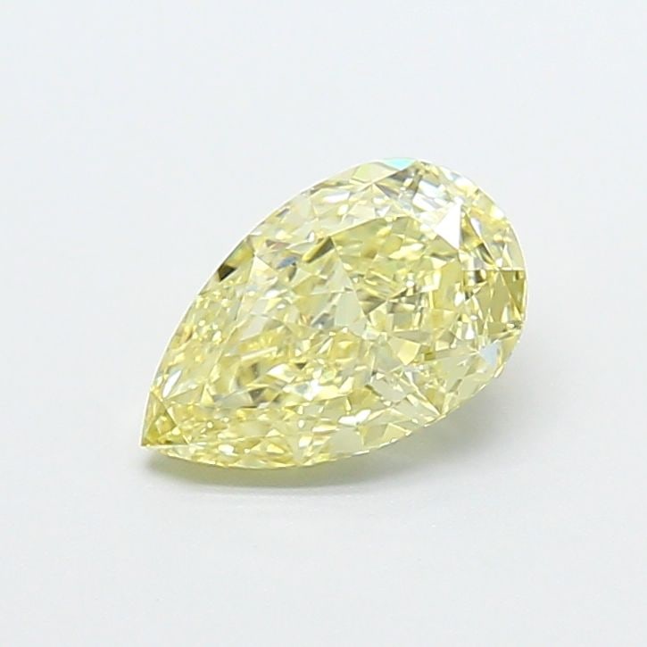 Loose Diamond - PEAR 1.24ct Fancy Yellow VS1: Loose Diamond - PEAR 1.24ct Fancy Yellow VS1 Source: This is a real non-mined Diamond that has been grown in a lab Shape: PEAR Carats: 1.24 Color: Fancy Yellow Certification: IGI PLEASE NOTE: Framed, 
