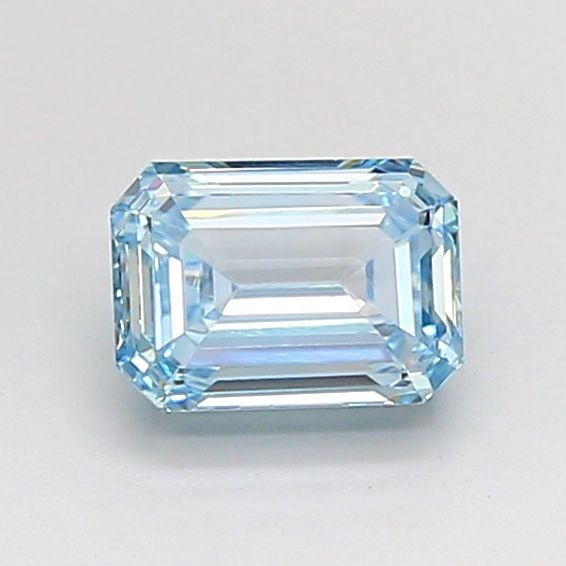 Loose Diamond - EMERALD 0.72ct Blue VS1: Loose Diamond - EMERALD 0.72ct Blue VS1 Source: This is a real non-mined Diamond that has been grown in a lab Shape: EMERALD Carats: 0.72 Color: Blue Certification: NONE Video: