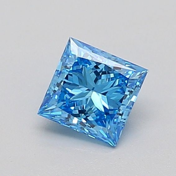 Loose Diamond - PRINCESS 0.55ct Fancy Vivid Blue VS1: Loose Diamond - PRINCESS 0.55ct Fancy Vivid Blue VS1 Source: This is a real non-mined Diamond that has been grown in a lab Shape: PRINCESS Carats: 0.55 Color: Fancy Vivid Blue Certification: IGI Video